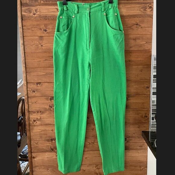 High Rise Lilly Pulitzer Pants with pockets full length vintage - Picture 1 of 4